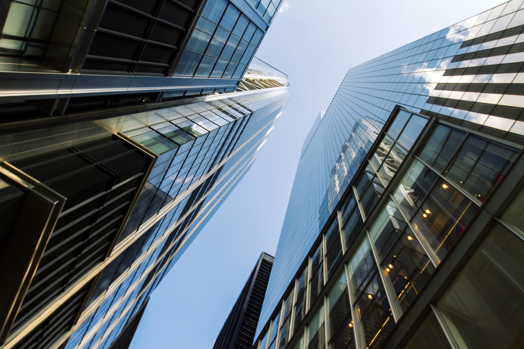 Modern corporate office towers