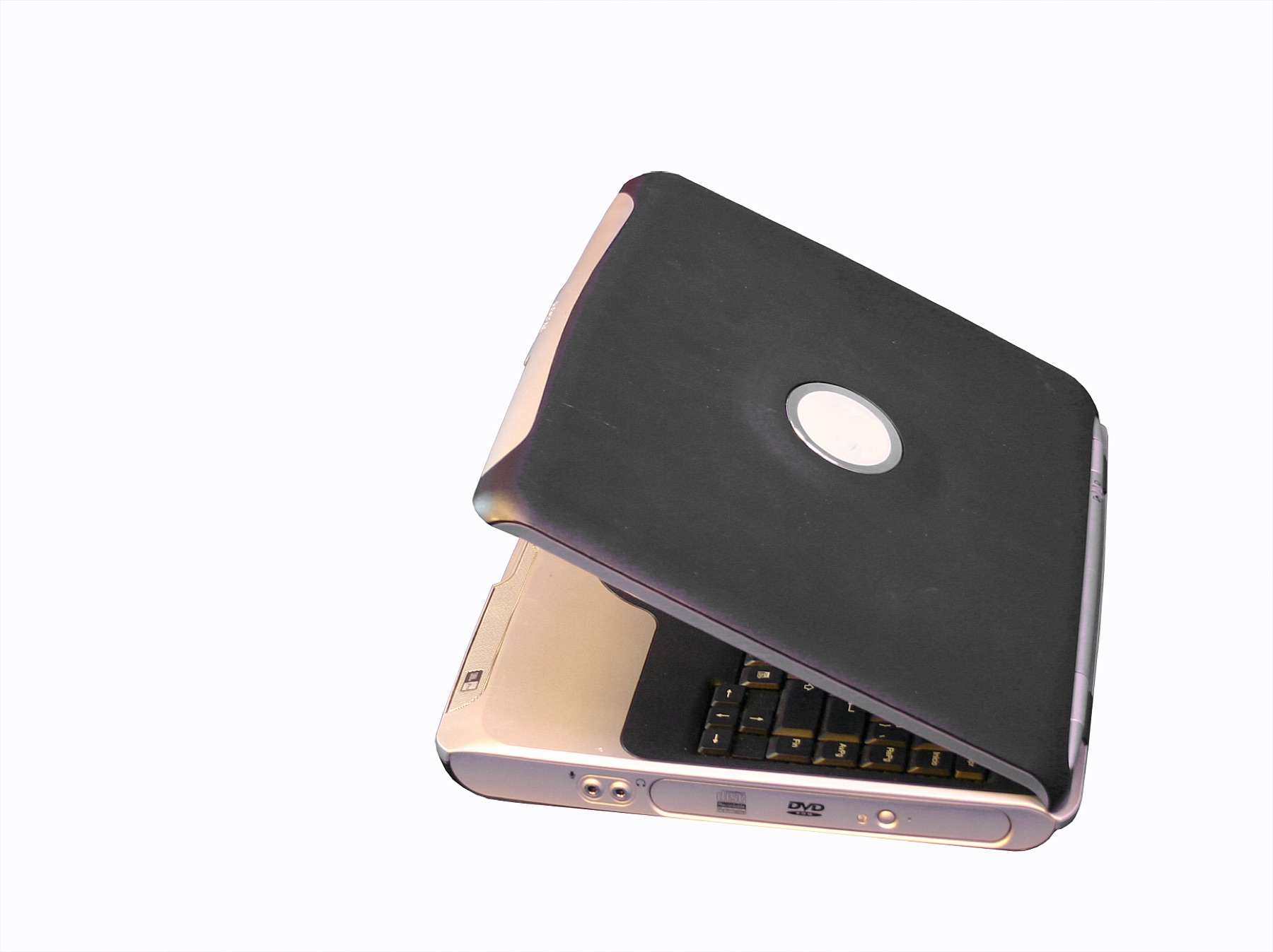 A laptop being placed into a sealed forensic evidence container